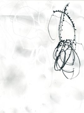 Ohne Titel, 2020. Graphit auf Papier, 32 x 24 cm