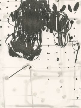 Ohne Titel, 2018. Graphit auf Papier, 32 x 24 cm