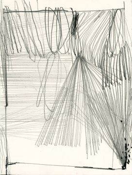 Ohne Titel, 2023. Graphit auf Papier, 32 x 24 cm