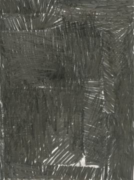 Ohne Titel, 2017. Graphit auf Papier, 32 x 24 cm. Privatsammlung