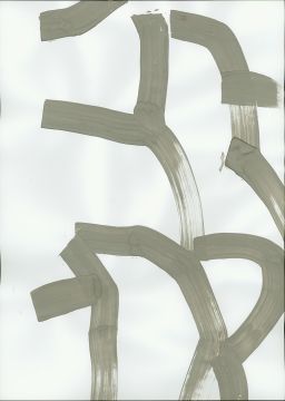 Ohne Titel, 2006. Gouache/Papier, 42 x 29,7 cm