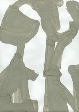 Ohne Titel, 2005. Gouache/Papier, 42 x 29,7 cm. Privatbesitz